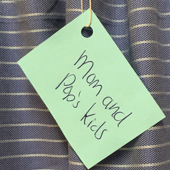 Skirt Girls 4/5 100%‎ Cotton Maxi Blue Stripe Ruffle Tier Mom and Pop's Kids - Picture 3 of 10